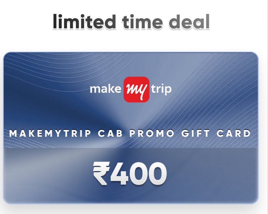 Makemytrip Travel Gift Cards At 80% Off (For Rail, Cab, Bus Bookings) 22