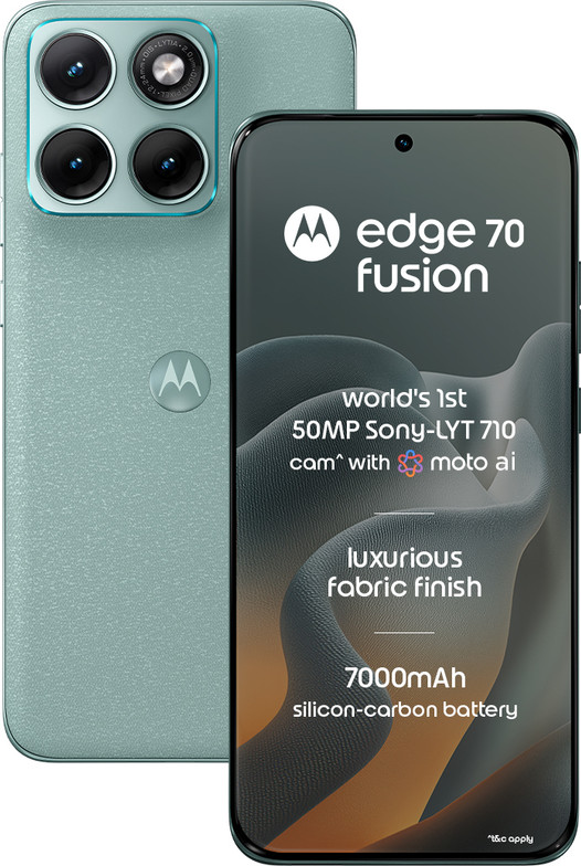 MOTOROLA Edge 70 Fusion (Pantone BLUE SURF, 128 GB + 8 GB RAM)