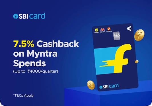 Flipkart SBI Credit card - Get upto ₹4000 cash back