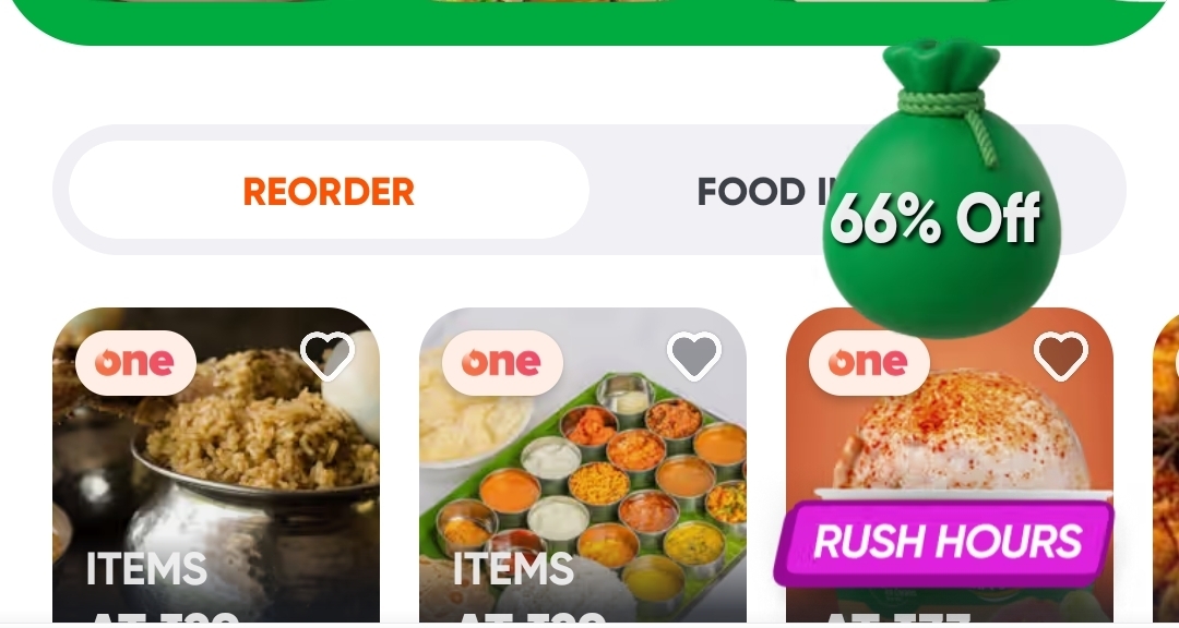 Swiggy Rush Hours Offer - Get 66% Off on Every 30min