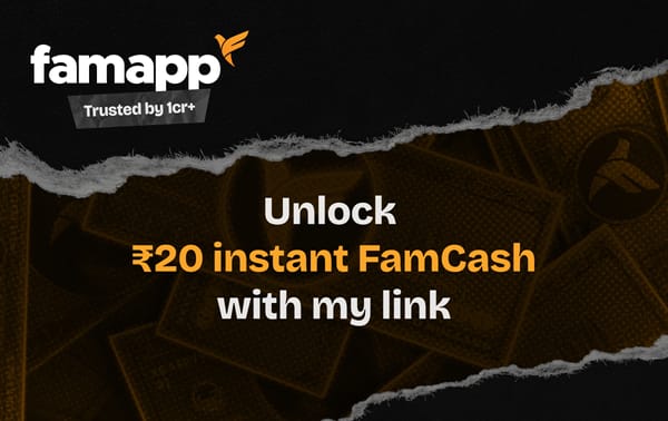 Famapp Refer And Earn - Get ₹20 Instant Famcash Upi App 3