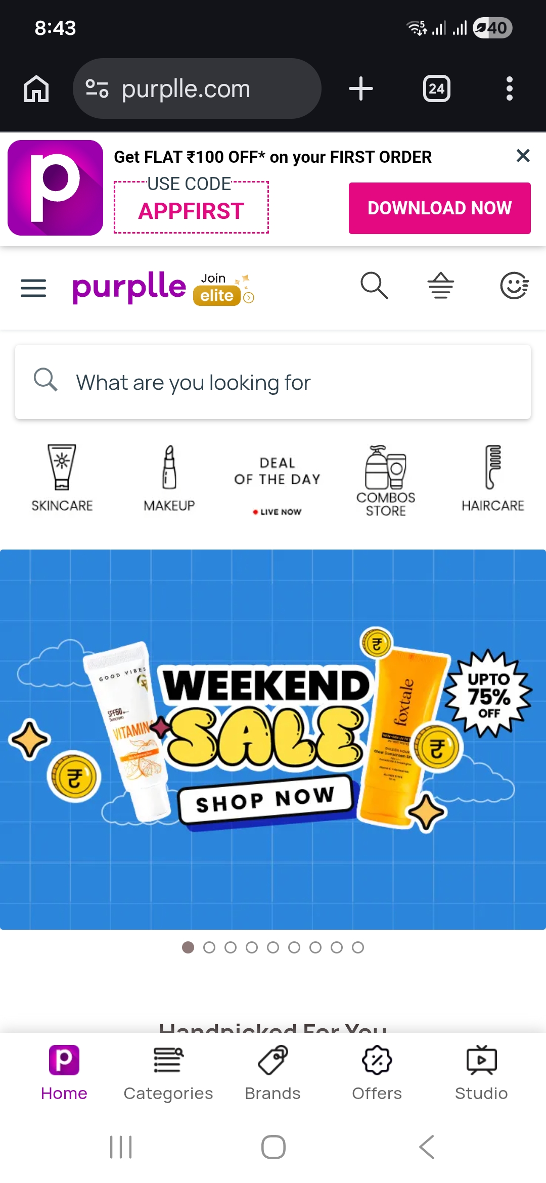 Purplle Weekend Sale - Upto 75% Off 3 Purplle Weekend Sale - Upto 75% Off 2