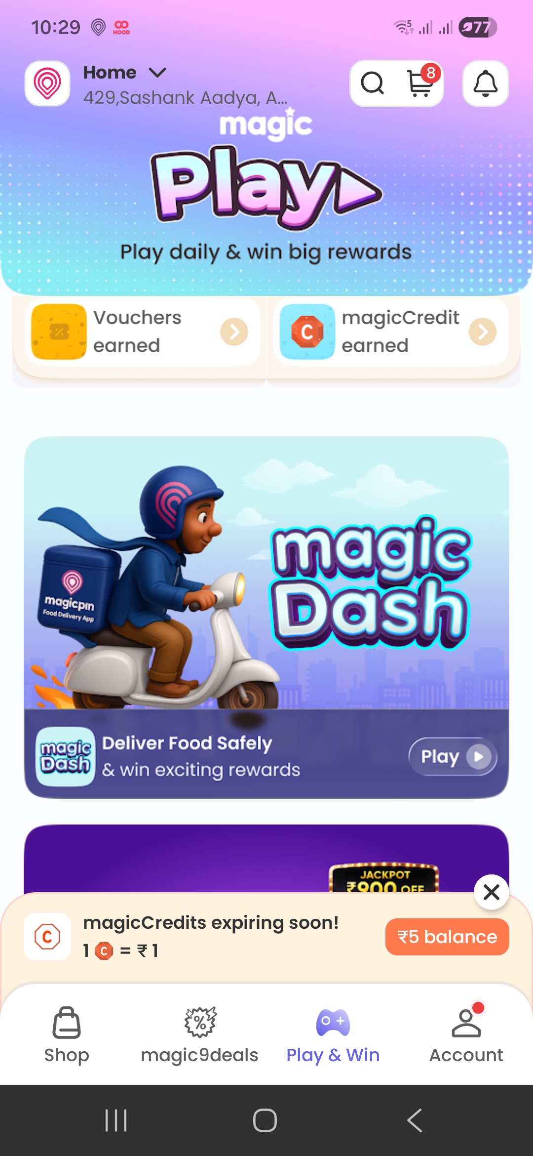 Magicpin Magic Dash Game Live Now! 4 Magicpin Magic Dash Game Live Now! 3
