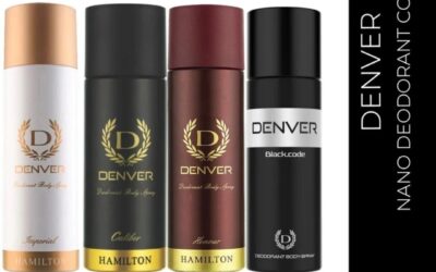 DENVER Black Code Set of 4 Deodorant Spray - For Men (200 ml, Pack of 4)