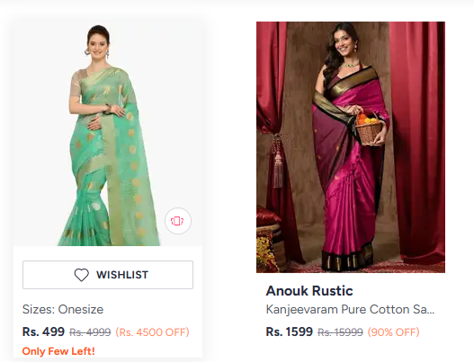 Women Woven Design Zari Sarees - Up To 90% Off 20