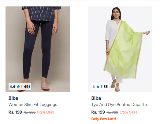 Myntra End Of Season Sale Biba Womens Clothing - Upto 88% Off 9