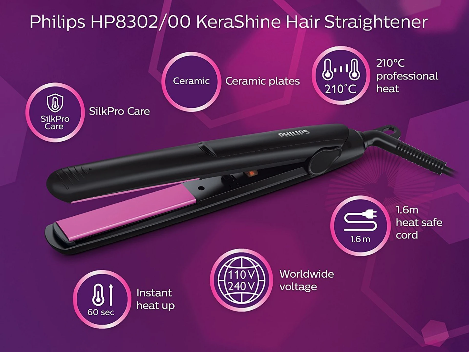 Philips Alia Bhatt New Edition Hair Straightener (Black) 19