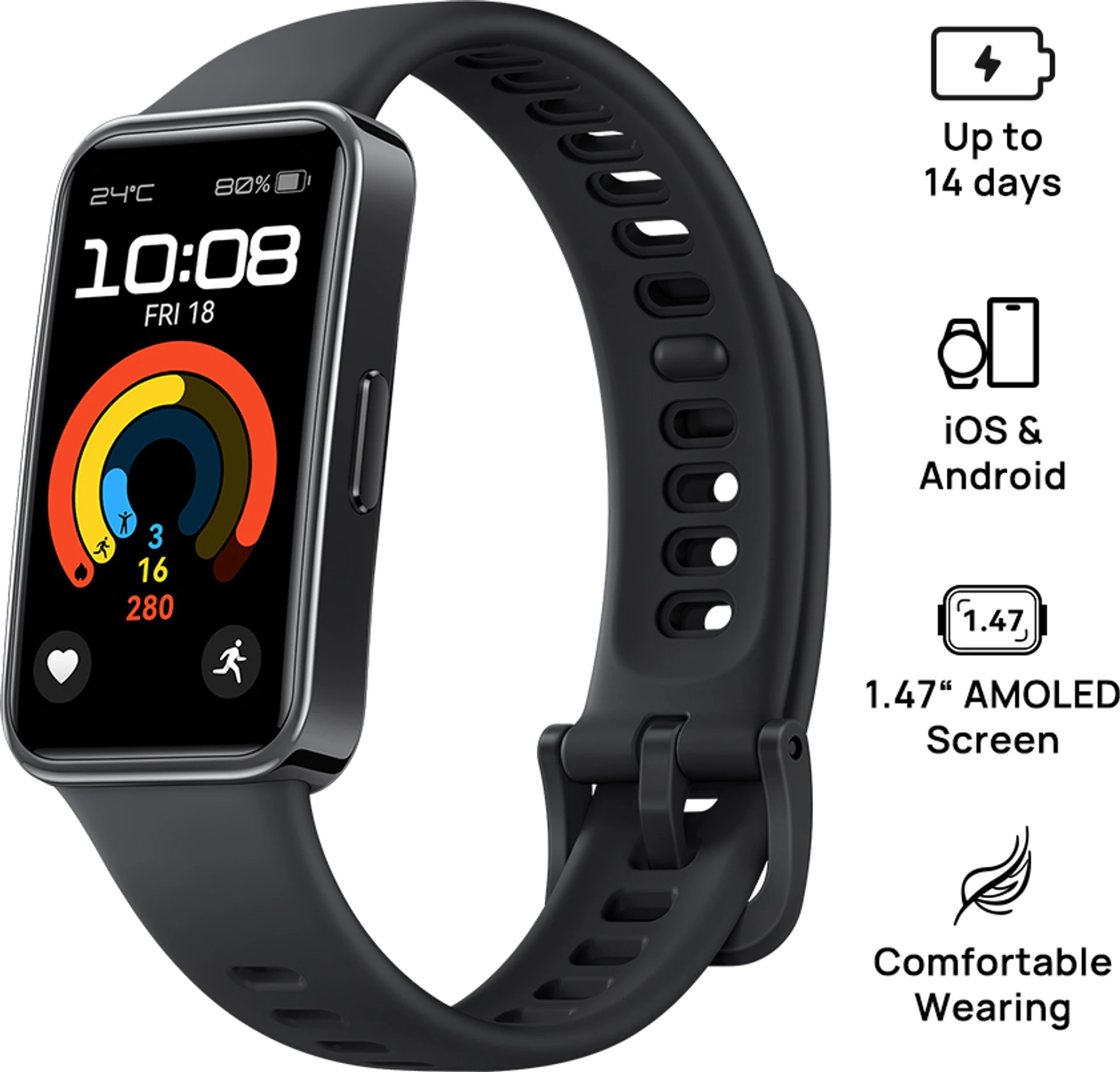 Huawei Band 9 Sleep Tracking Durable Battery Ios &Amp; Android 1