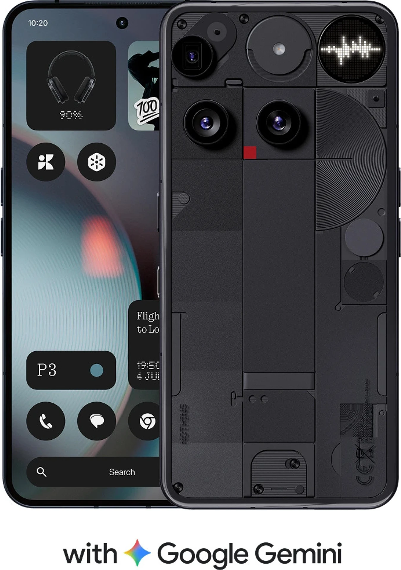 Nothing Phone (3) (Black, 256 Gb) (12 Gb Ram) 8