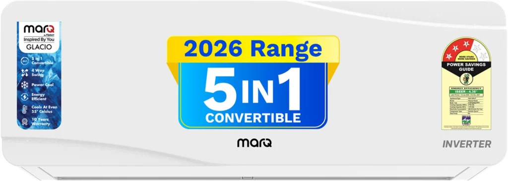 Marq By Flipkart 2026 Model 1 Ton 3 Star Split Inverter Ac (103Ipg26Wq) 1