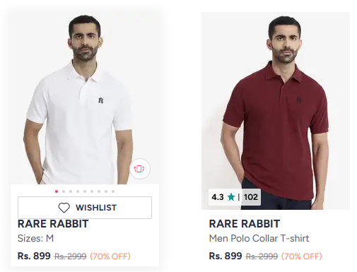 Myntra End Of Season Sale Rare Rabbit Clothing - Upto 70% Off 7