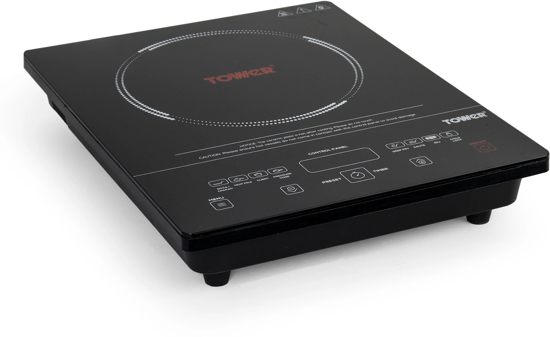 Tower 2000 W Induction Cooktop Touch Panel 8