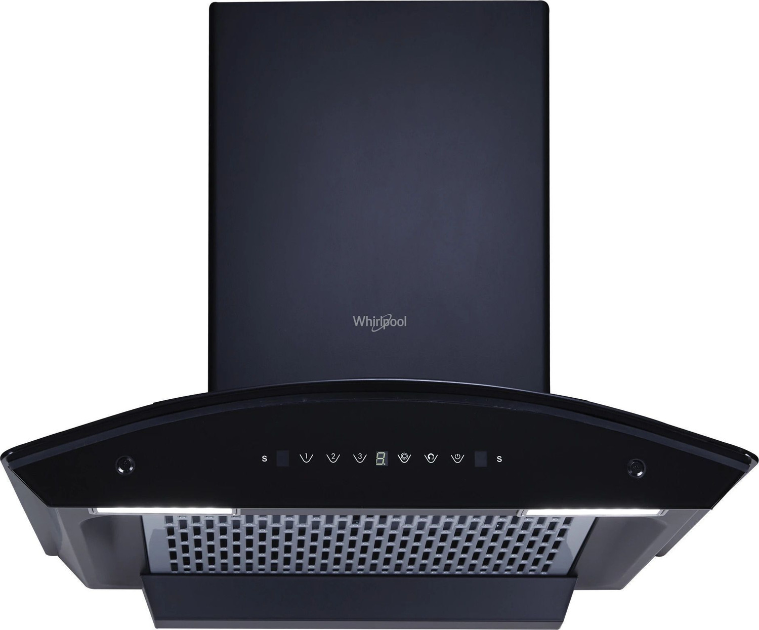 Whirlpool Cgfl Pro 604 Hac Bk Hood 1600 Cmh 60 Cm Curved Glass 60 Cm| 11 Years Motor Warranty| Heat Autoclean| Gesture Control| Filterless|Powerful Suction | Low Noise Auto Clean Chimney 1