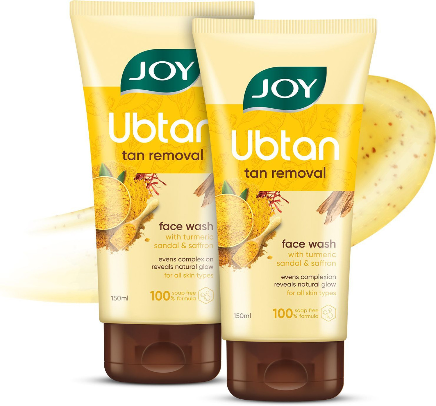 Joy Ubtan Tan Removal , For Natural Glowing Skin Face Wash