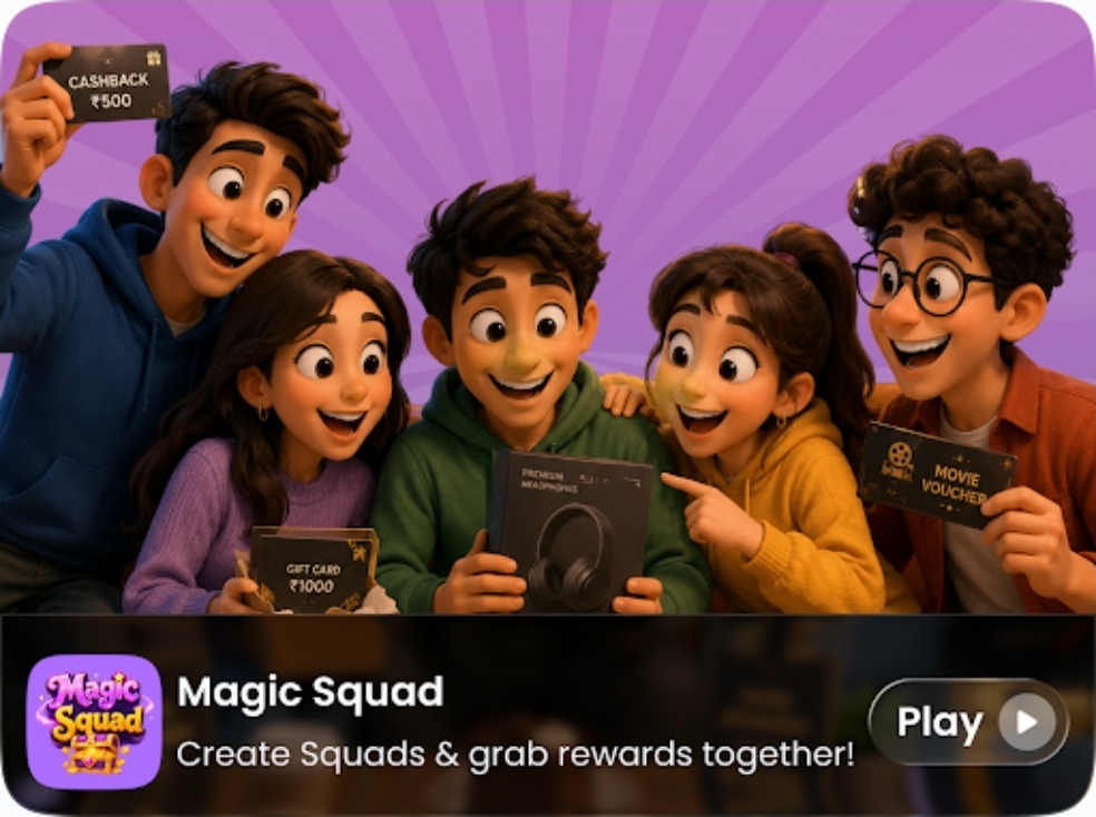 MagicPin Squad up Offer - Win Vouchers Together