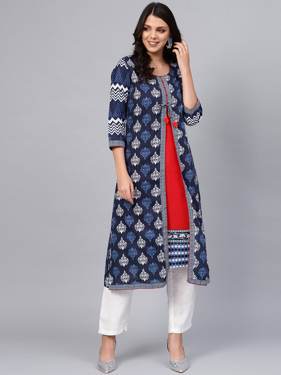 DIVENA Women Printed A-line Kurta