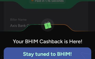 BHIM credit card bill payment offer - Get flat Rs5 cashback on credit card bill payment of min Rs500