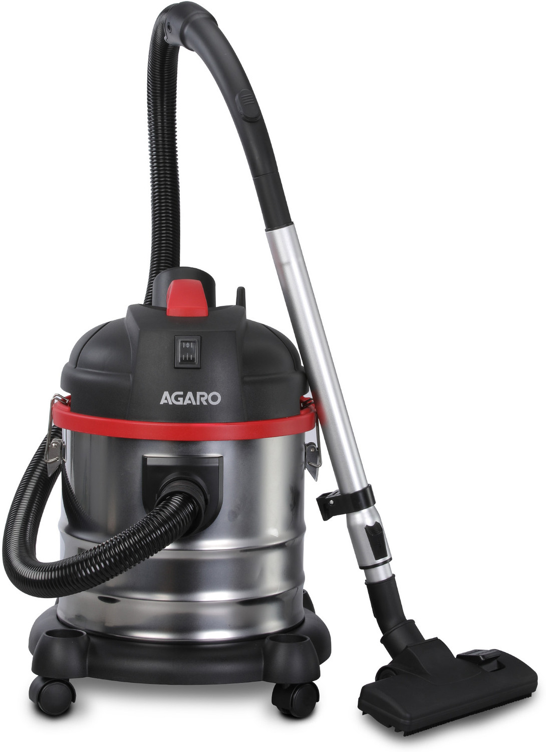 Agaro Ace Wet &Amp; Dry Vacuum Cleaner 1600 Watts, 21.5 Kpa Suction Power With Dust Bag, 21 Litres Tank Capacity, For Home Use, Blower Function, Washable 3L Dust Bag, Stainless Steel Body With Reusable Dust Bag 7