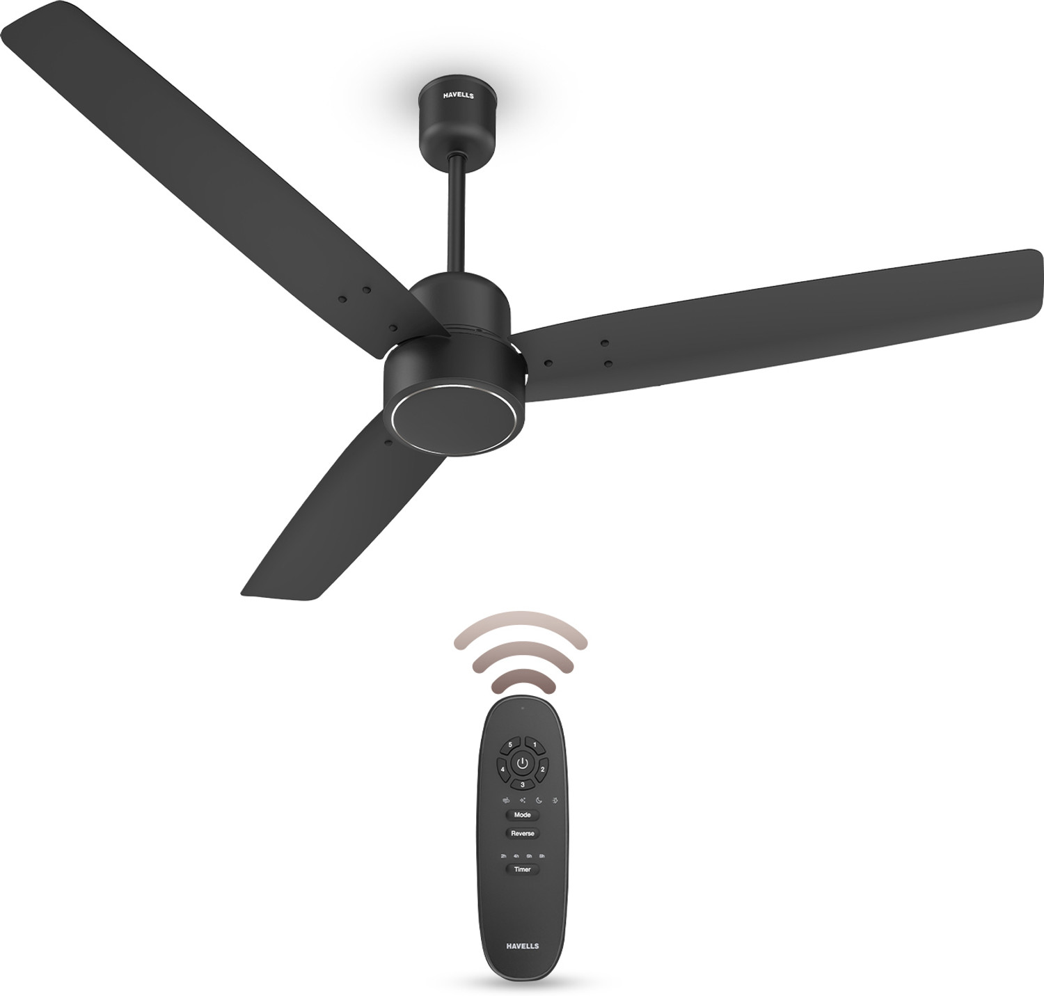 HAVELLS FAB|Remote Controlled|Low Noise|Upto 65% Energy Saving|Reverse Mode|30W with 3 Year Warranty BLDC Motor 1200 mm Ceiling Fan