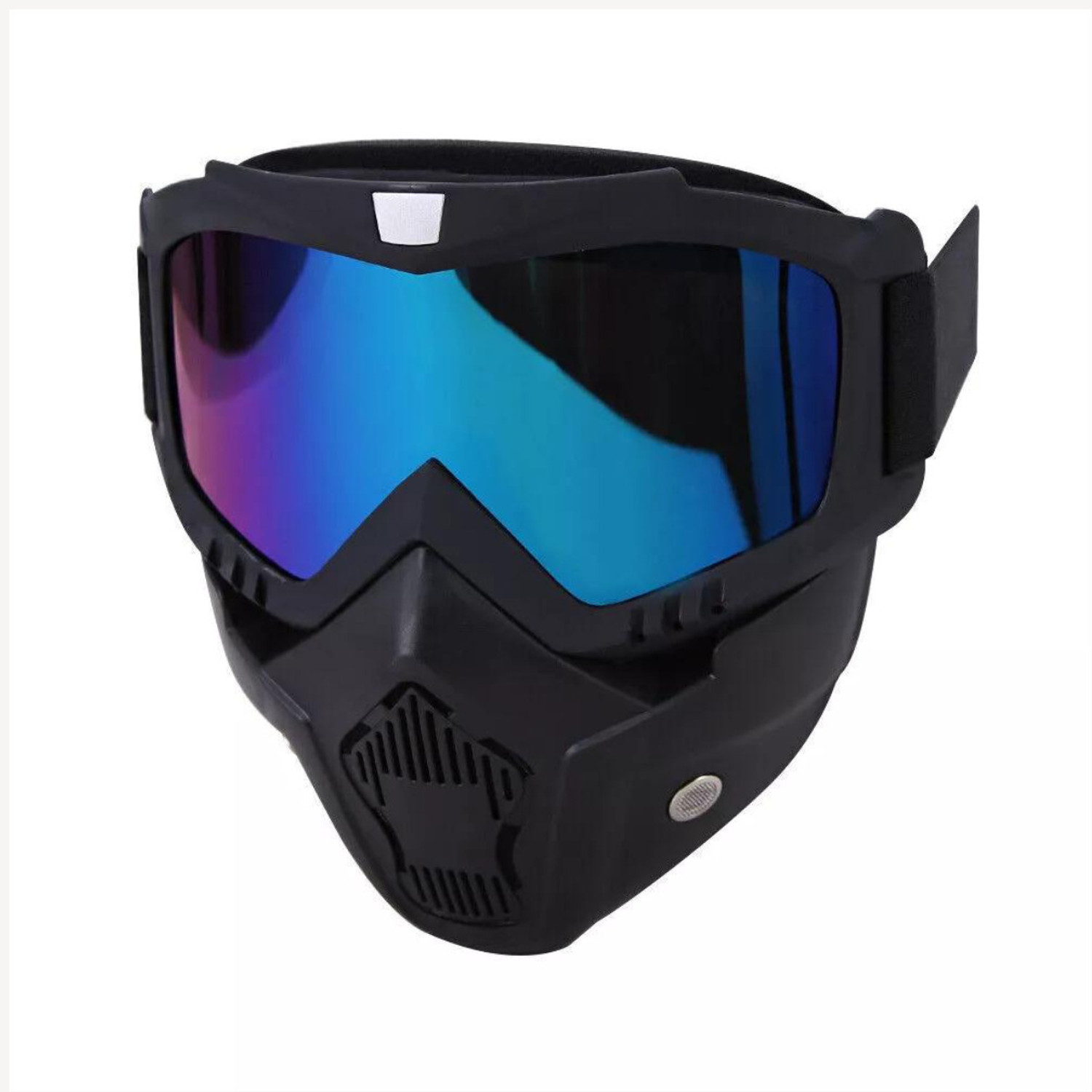 Olsic Mask, Airsoft Mask Full Face and Detachable Airsoft Goggles Blowtorch Windproof Dirt Shield With Soft Foam Padded Detachable Safety Goggle@1 Safety Visor