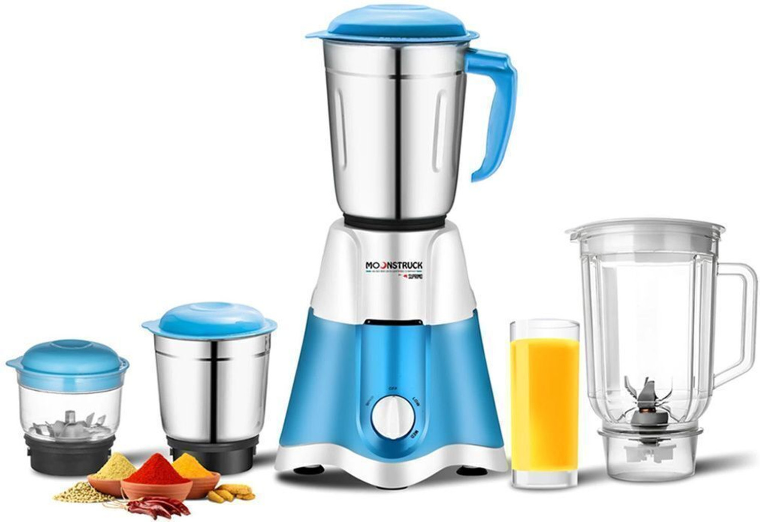 Moonstruck Dusk New 4 Jar Set 750 W Juicer Mixer Grinder 1