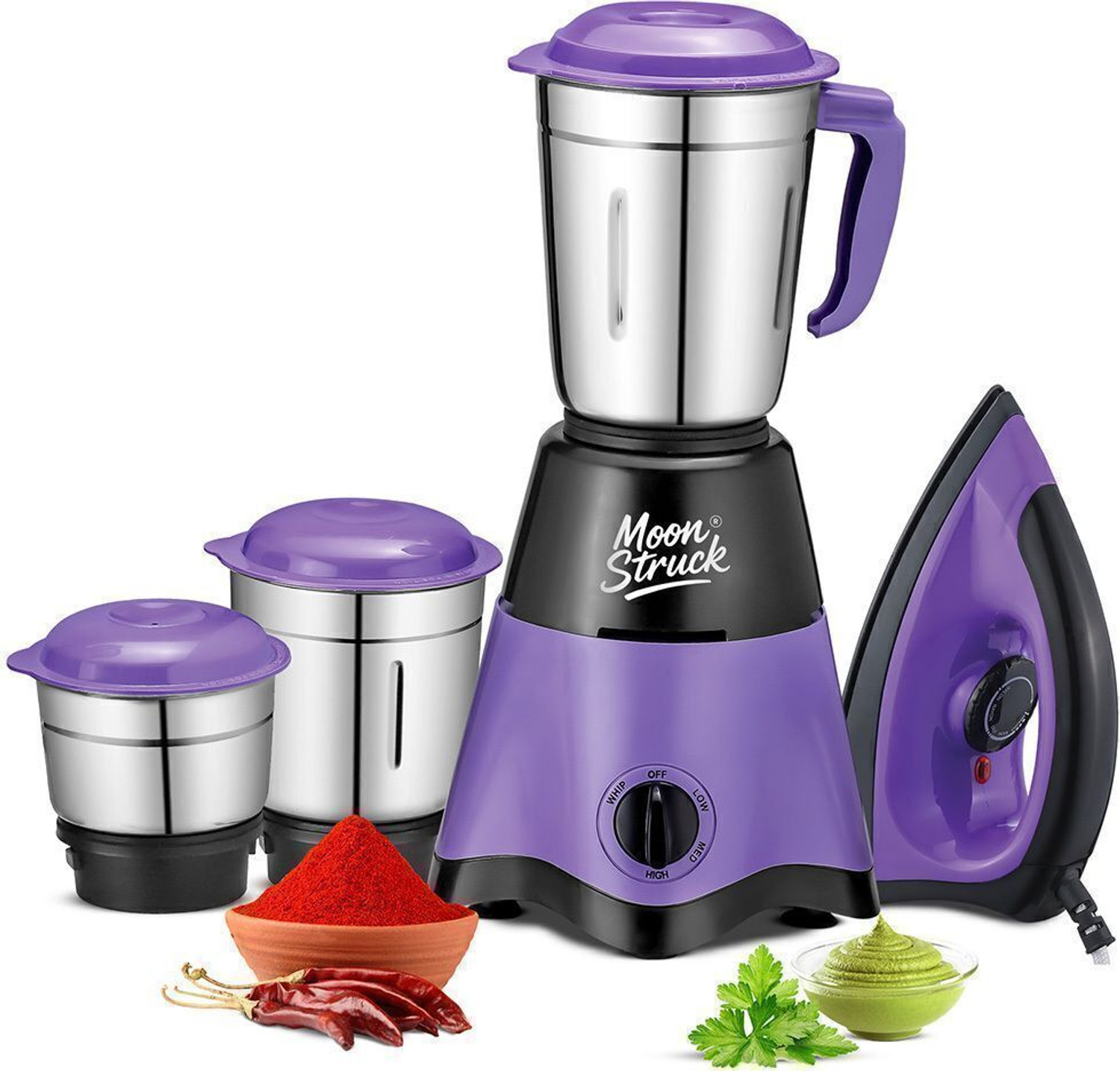 Moonstruck Dusk Dailyessentials Combo 750 W Mixer Grinder 3