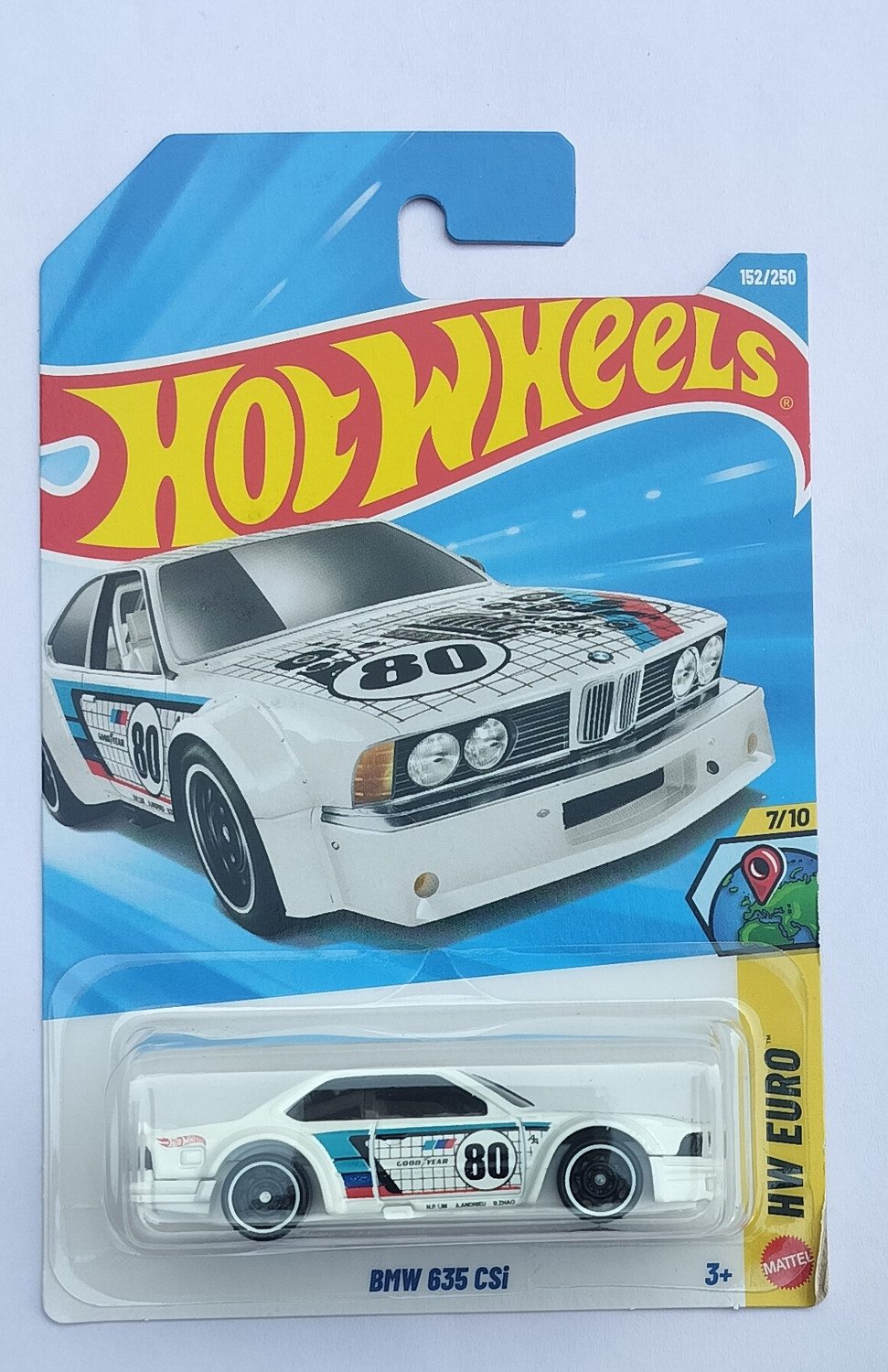 HOT WHEELS HW EURO 7/10 BMWW635 CSI TOY CAR