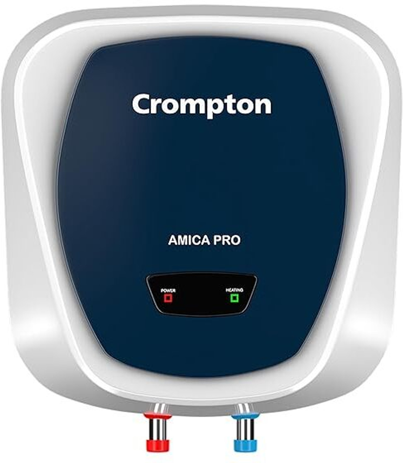 Crompton Aswh-5210(Amica Pro) 10 L Storage Water Geyser | 5 Star Bee Energy Rating | Glassline Tanked 1