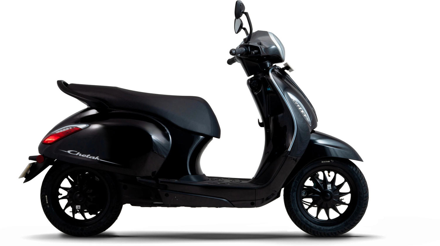 Chetak C3503 Electric Scooter by Bajaj Auto Booking for Ex-Showroom Price (with Portable Charger, Brooklyn Black)