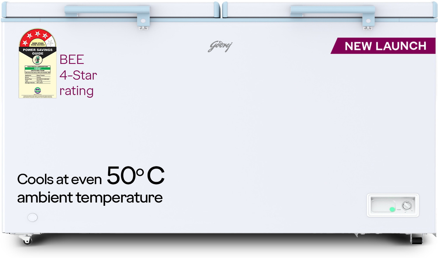 Godrej 505 L Double Door Standard Deep Freezer 1