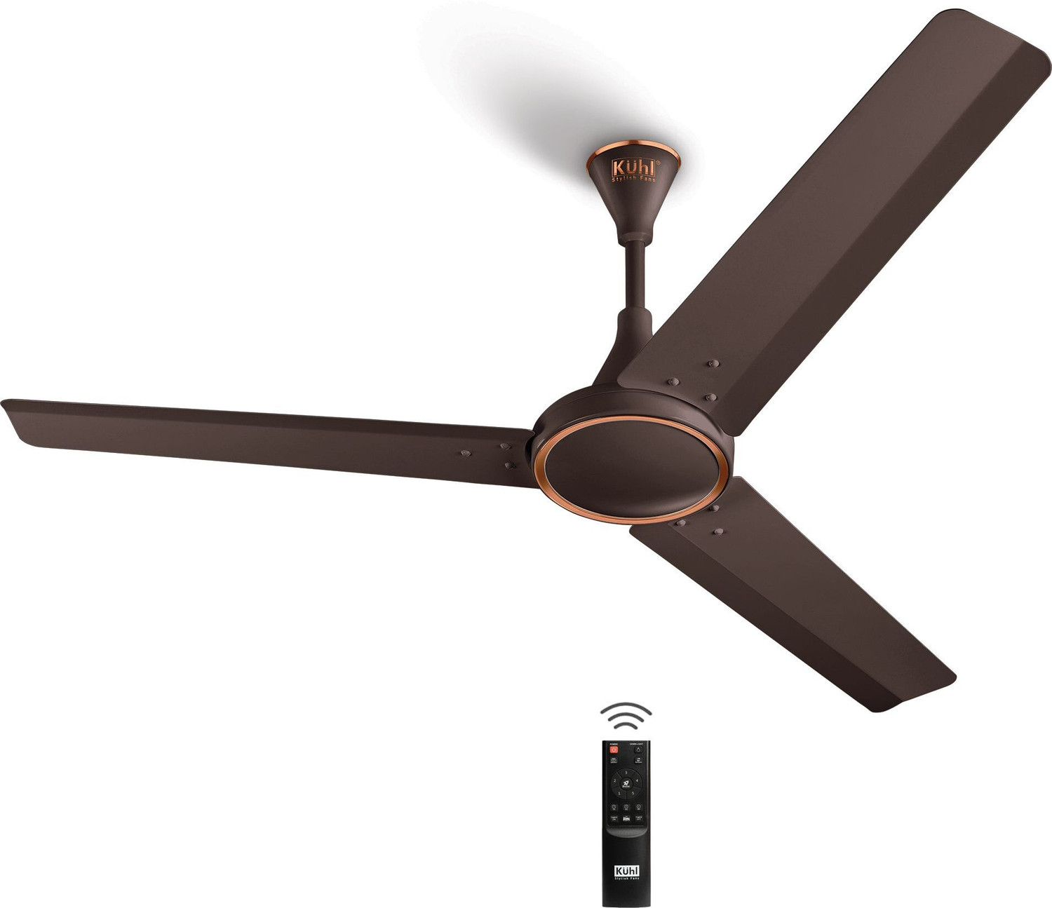 Kuhl Prima A4 Bldc 65Percent Power Saving With 5 Year Warranty Bldc Motor With Remote 1200 Mm Ceiling Fan 1