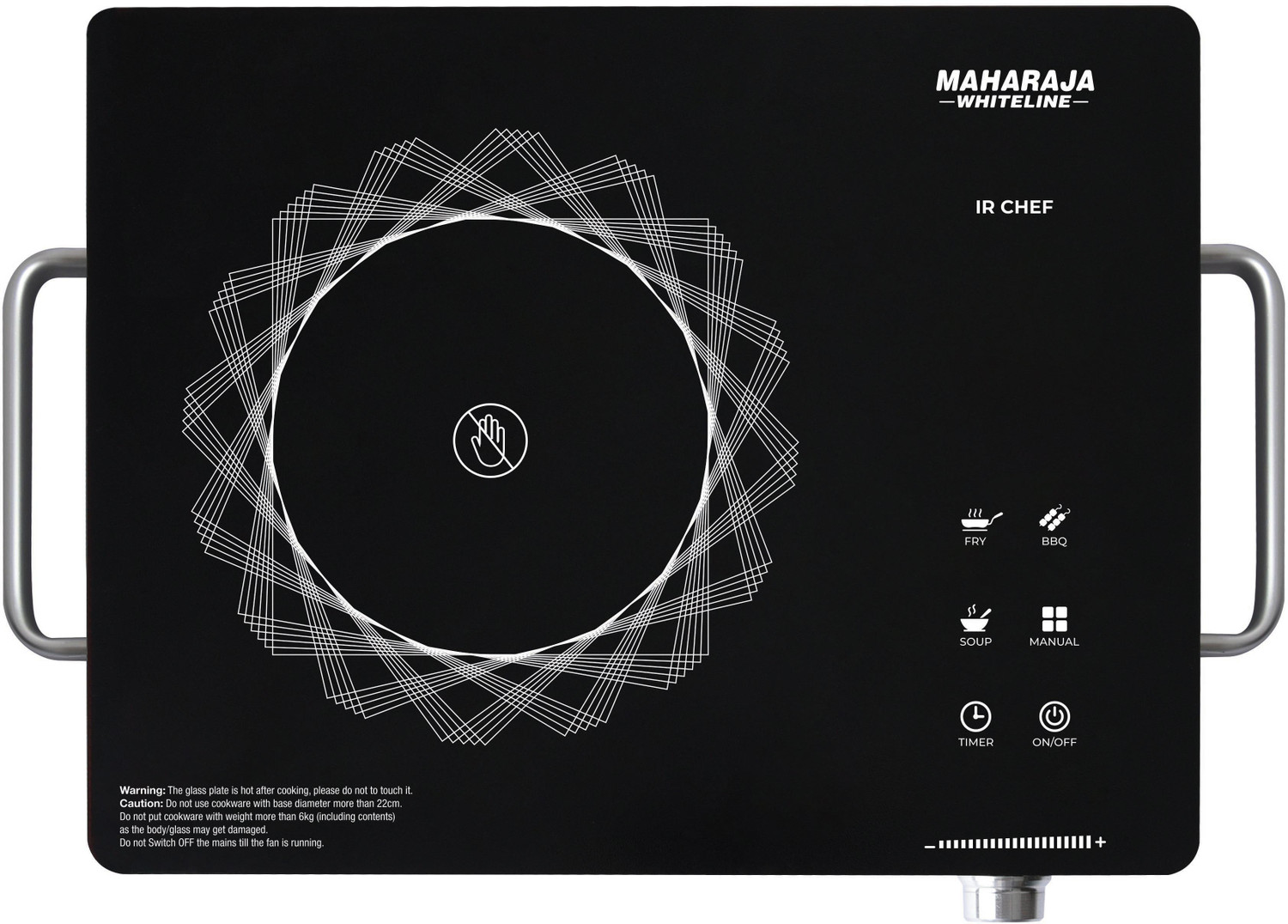 Maharaja Whiteline 2200 W Infrared Cooktop Touch Panel 3