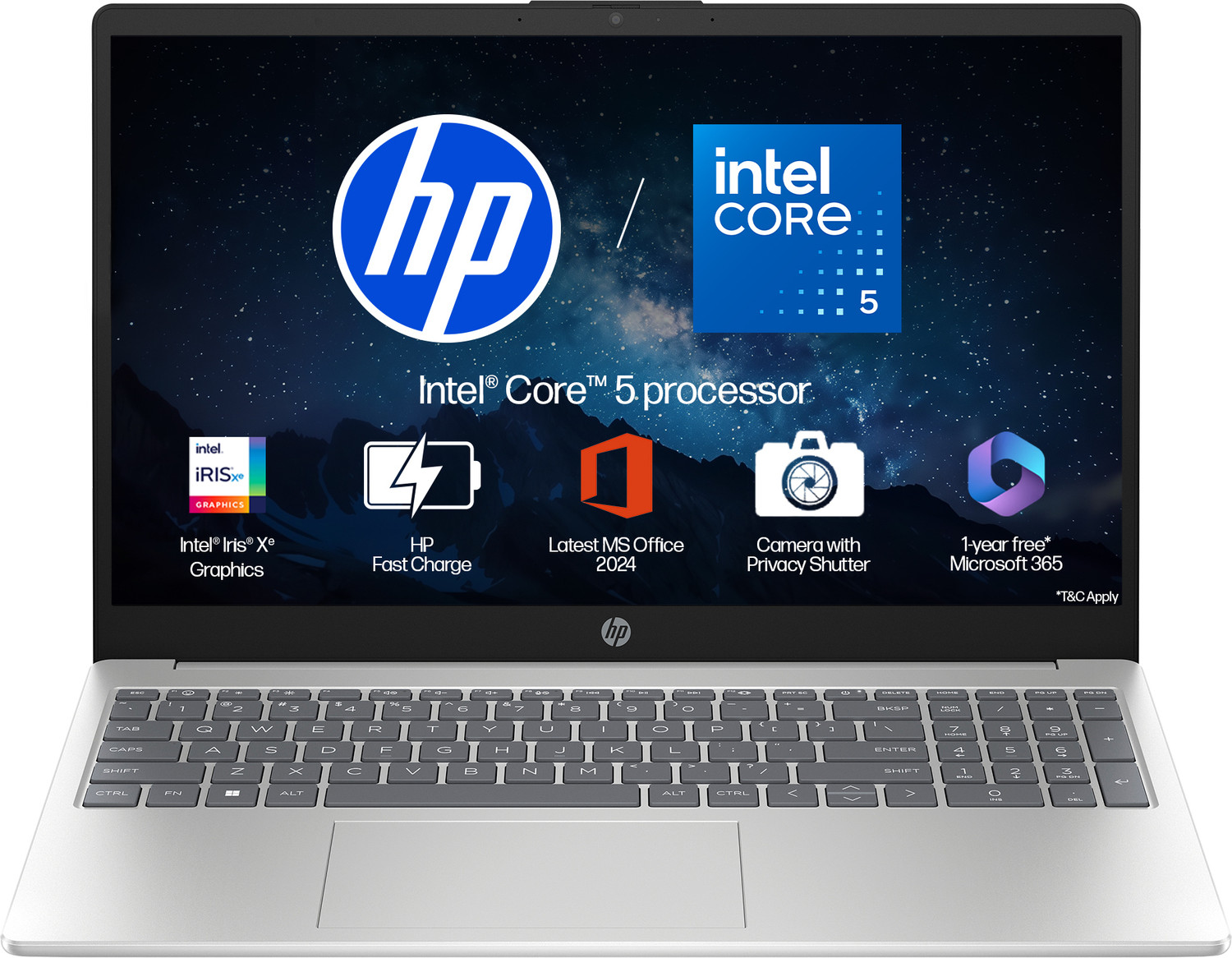 Hp 15 (I5 14Th Gen) Intel Core 5 120U - (16 Gb/512 Gb Ssd/Windows 11 Home) 15-Fd0665Tu / 15-Fd0640Tu / 15-Fd0682Tu Thin And Light Laptop 1