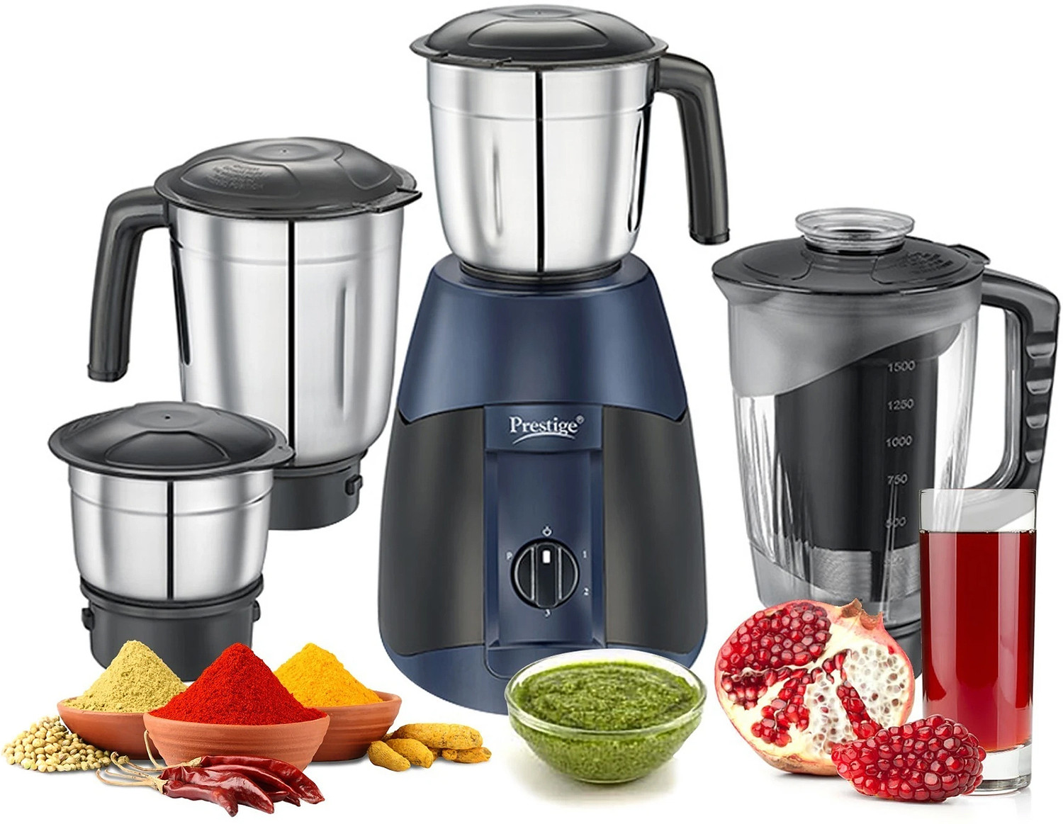 Prestige Supreme 750 W Juicer Mixer Grinder 1