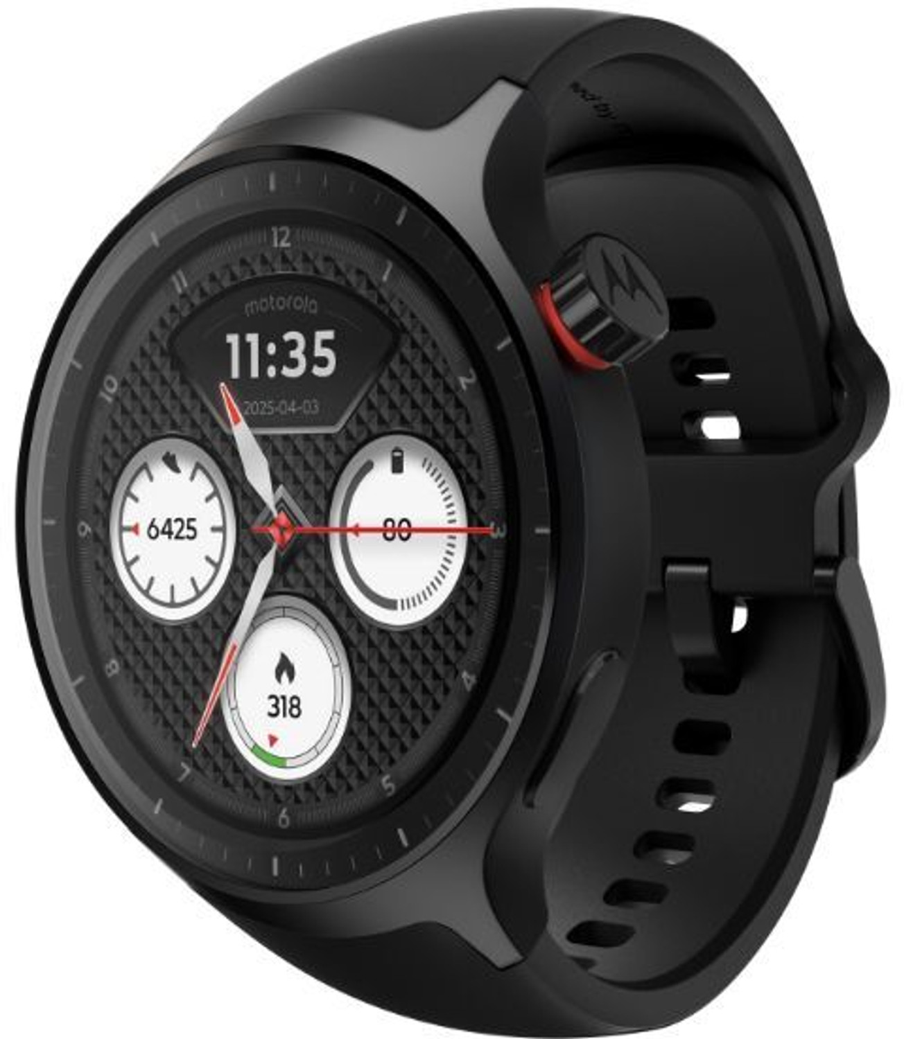 Motorola Moto Watch 1.4&Quot; Oled, Aod, Dual Band Gps, Powered By Polar, Android Only Smartwatch 1