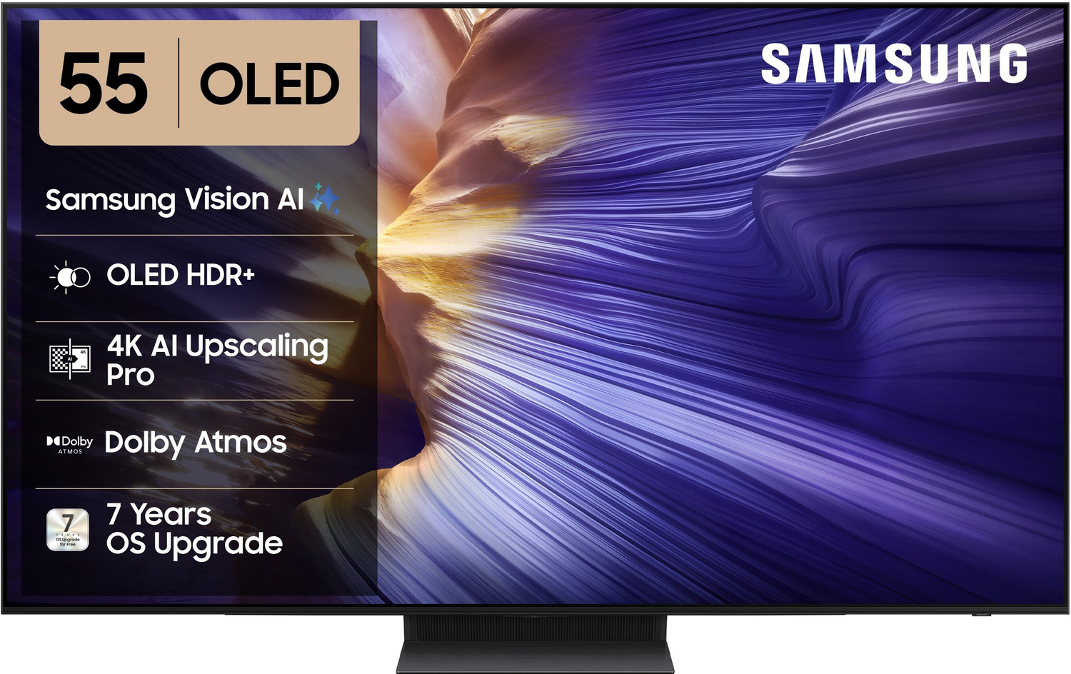 Samsung 138 cm (55 inch) OLED Ultra HD (4K) Smart Tizen TV