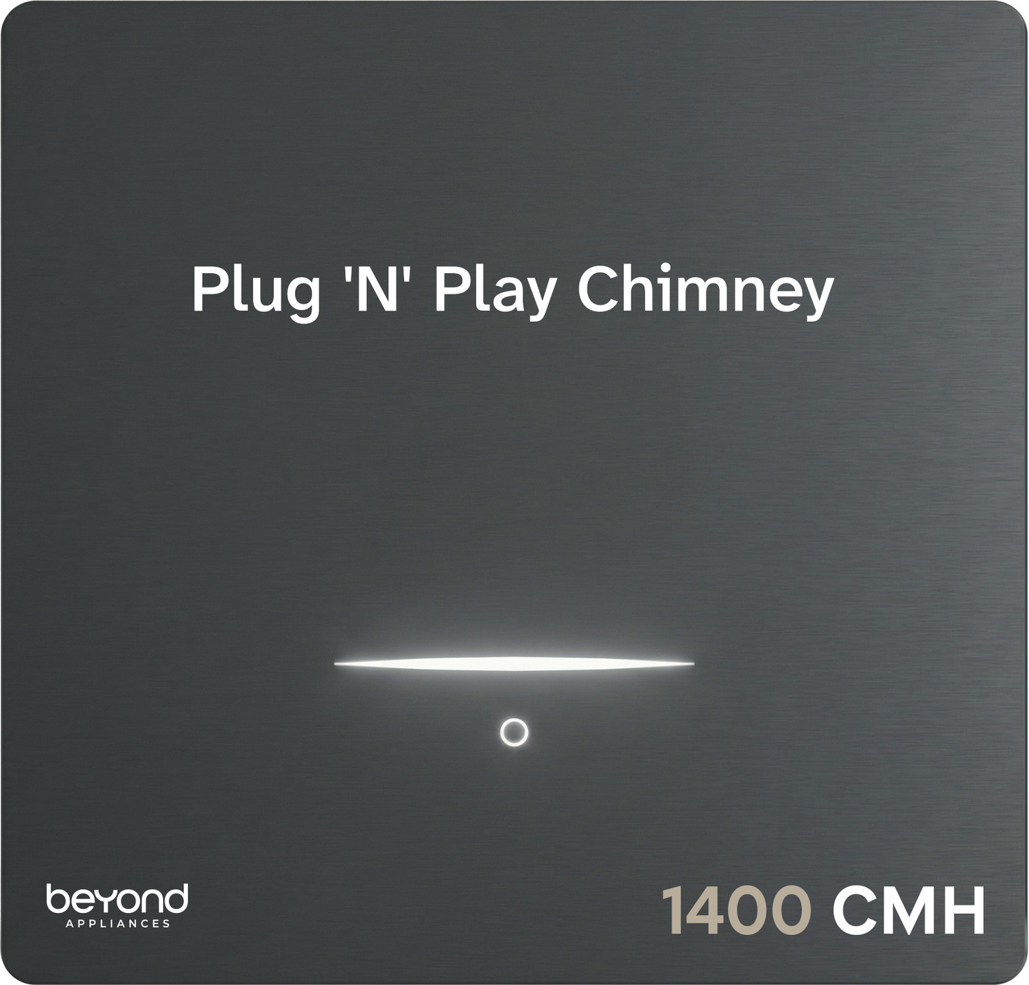 Beyond Appliances Cube Plug And Play Chimney 1400 Cmh 60 Cm | Auto Clean | 5-Stage Charcoal Activated Filter | Touch Control | 3-Way Suction | 48Db Low Noise Auto Clean Chimney 1