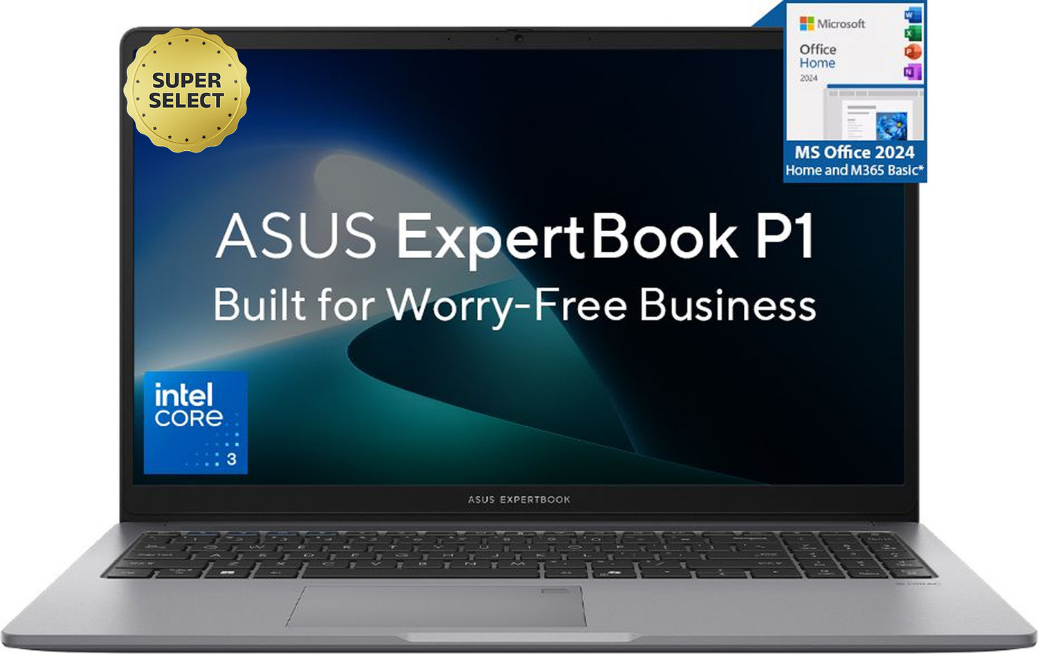 ASUS ExpertBook P1 (i3 14th Gen) with 1 Yr ADP Intel Core 3 100U - (8 GB/512 GB SSD/Windows 11 Home) P1403CVA-S61821WS Laptop