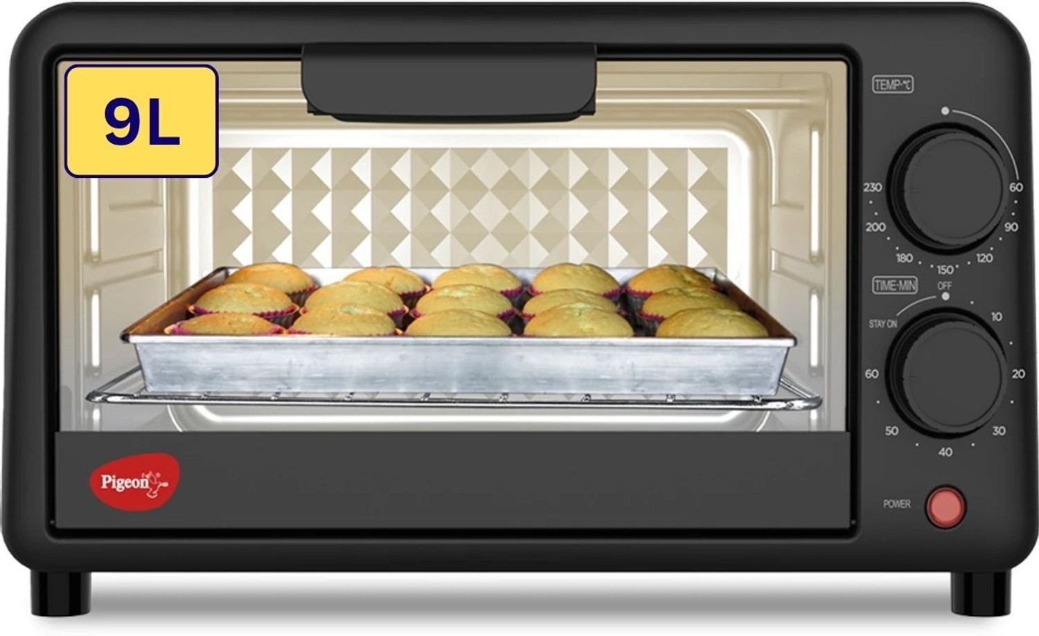 Pigeon 9-Litre Oven Toaster Grill Otg 16239, Black 1