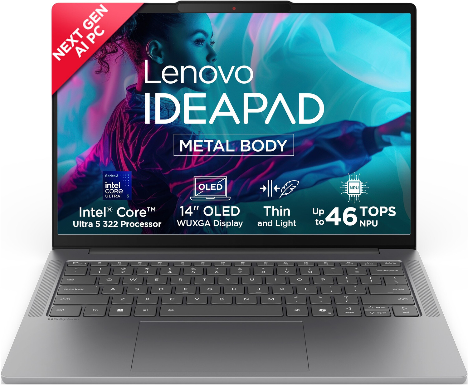 Lenovo Ideapad Slim 5 (Gen 11) Next-Gen Ai Pc Intel Core Ultra 5 322 - (16 Gb/512 Gb Ssd/Windows 11 Home) Ideapad Slim 5 14Iph11 Thin And Light Laptop 7