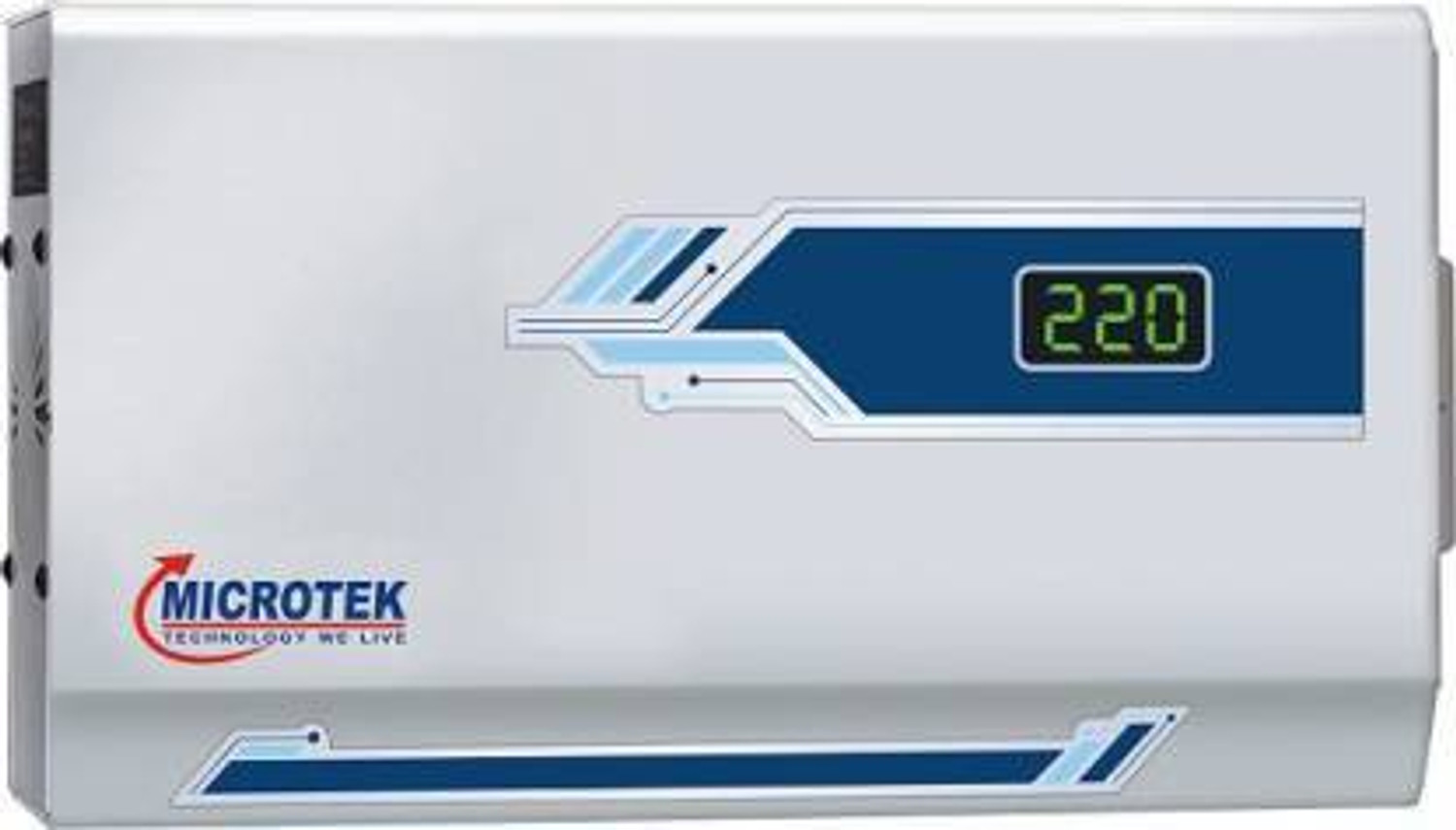 Microtek Pearl Em4130+ White (130V To 300V) Inverter Series Ac Stabilizer 1