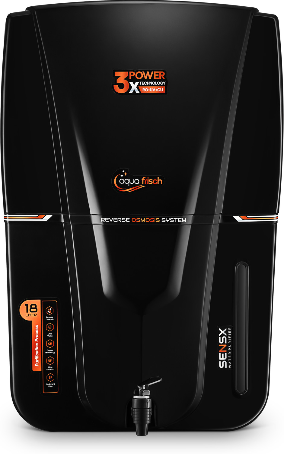 Aqua Frisch Prime Audi 18 L RO + UV + UF + Copper + TDS Control Water Purifier