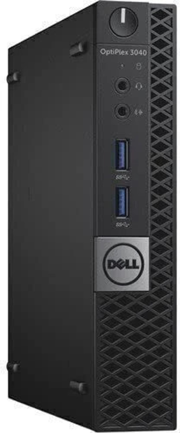 DELL (Refurbished) OPTIPLEX 3040 Tiny Desktop - Windows 10, Intel®, Core i3 6th generation, 8 GB DDR3L, 256 GB ssd Mini PC