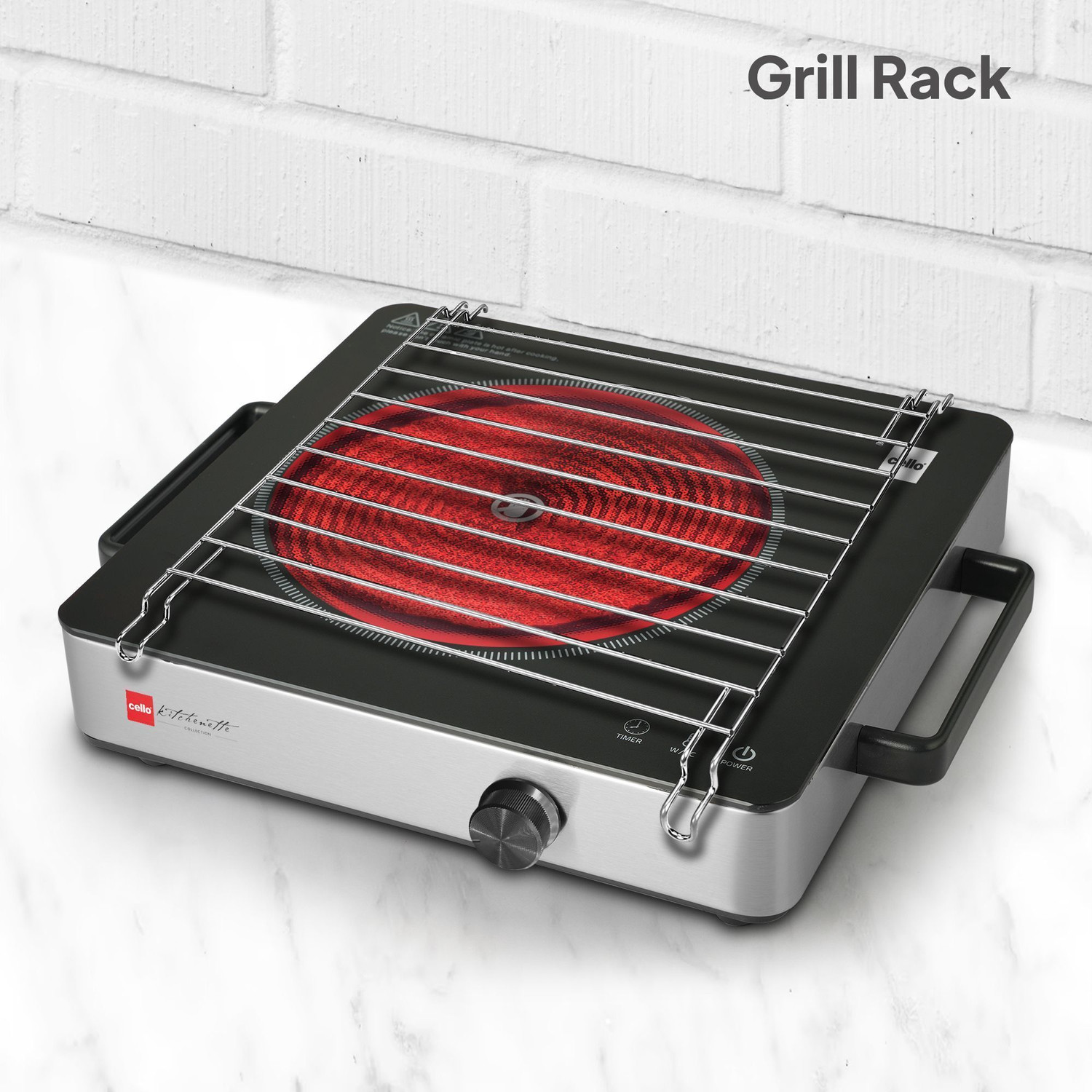Cello 2200 W Infrared Cooktop Touch Panel 1