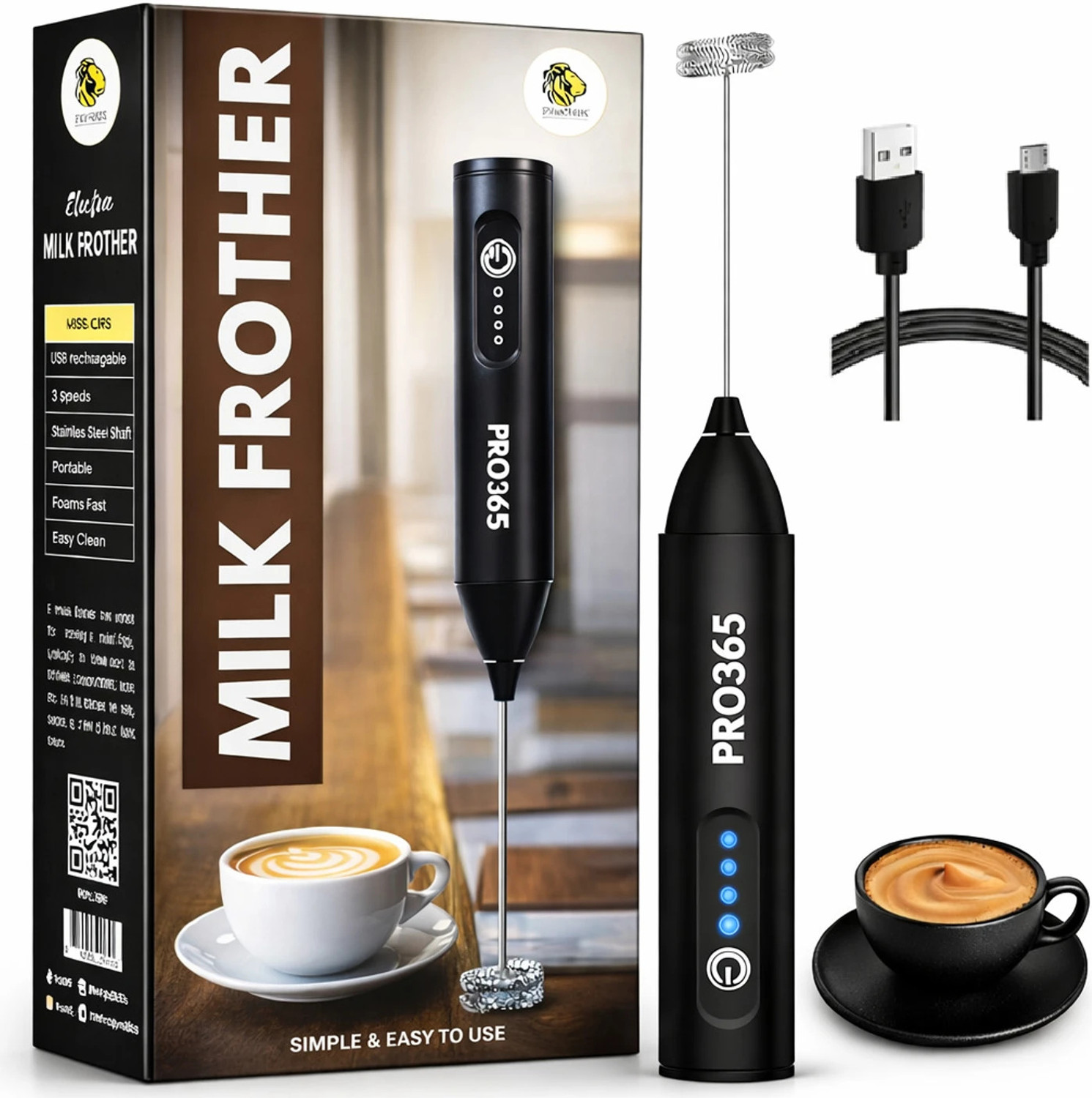 Pro365 50 W Black Hand Blender 1