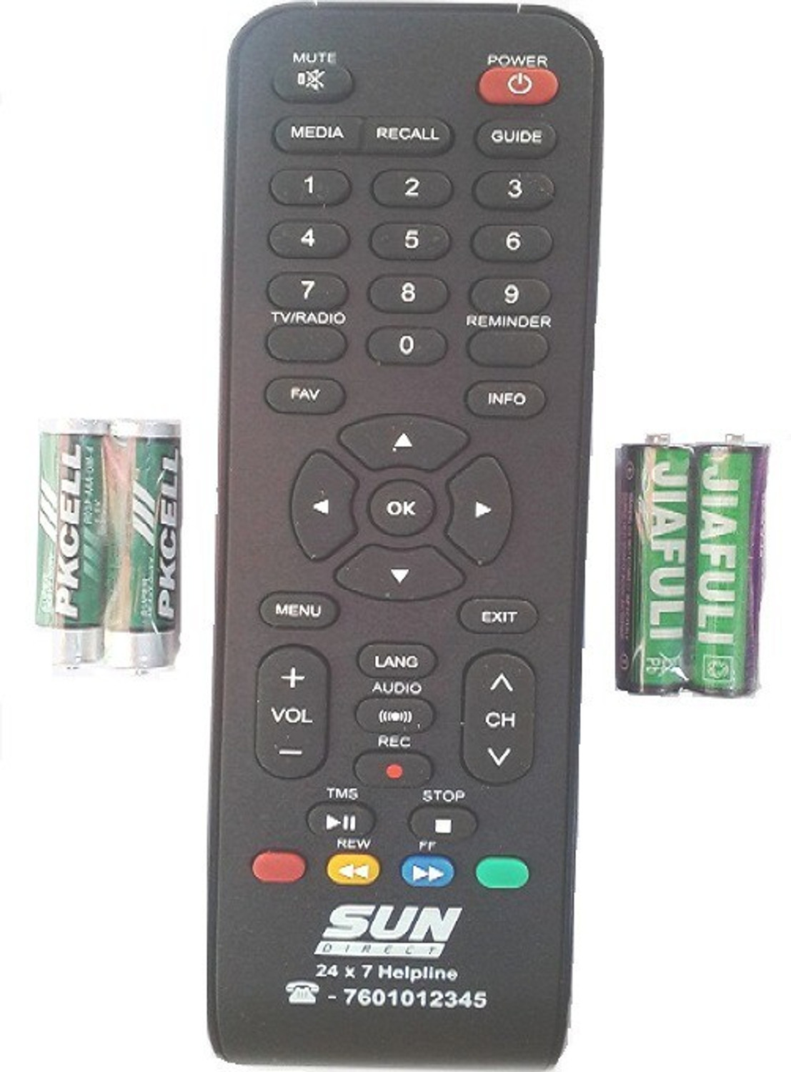 Sun Direct 0 Sun Direct Set Top Box Hd Only Remote Controller 1