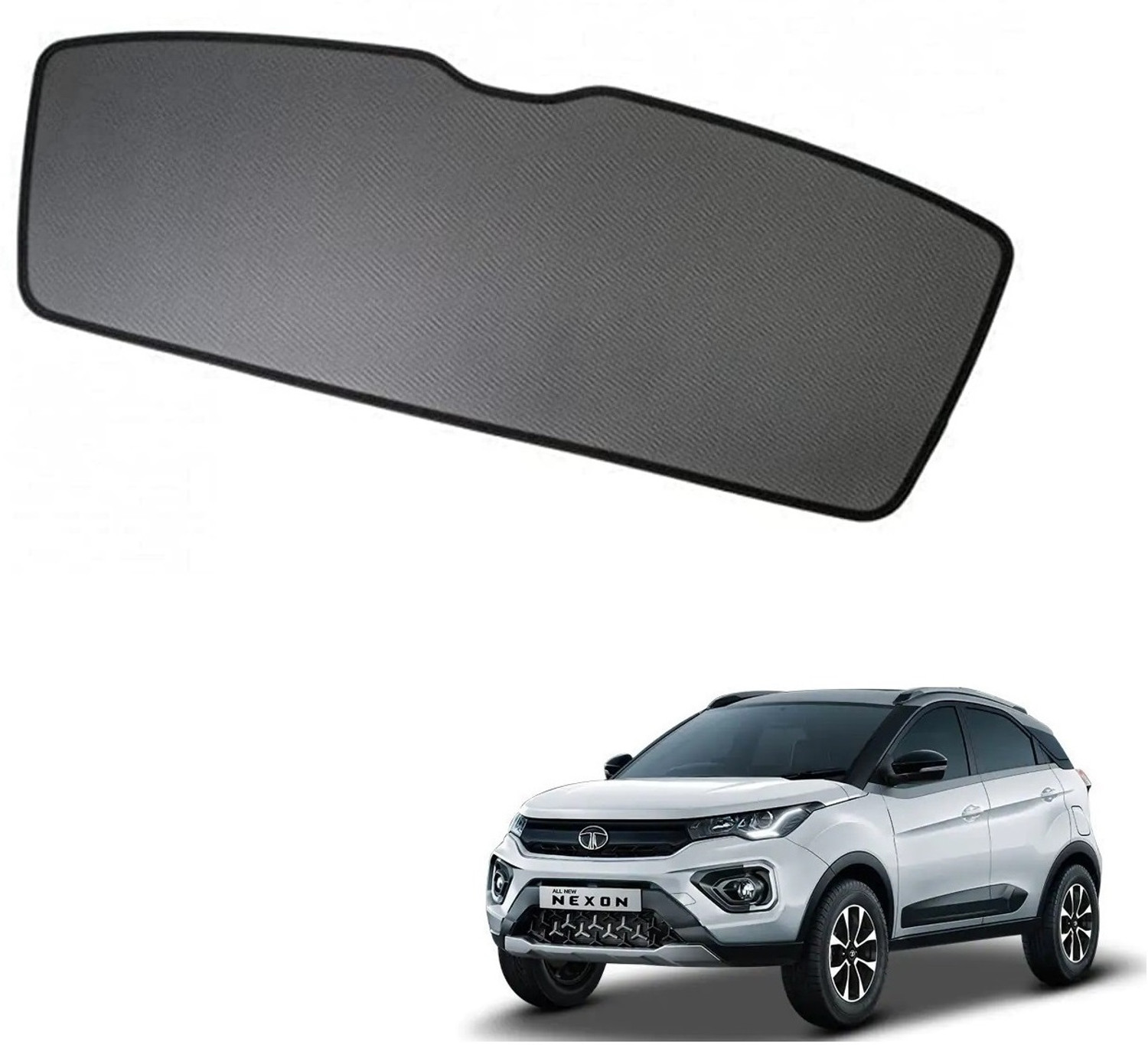 Kozdiko Rear Window Sun Shade For Tata Nexon 3