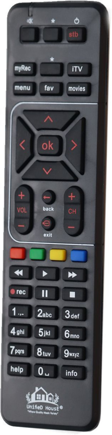 Airtel Dth 100% Genuine Hd Recording Universal (Works With All Tv) Airtel Dth Remote Controller 1