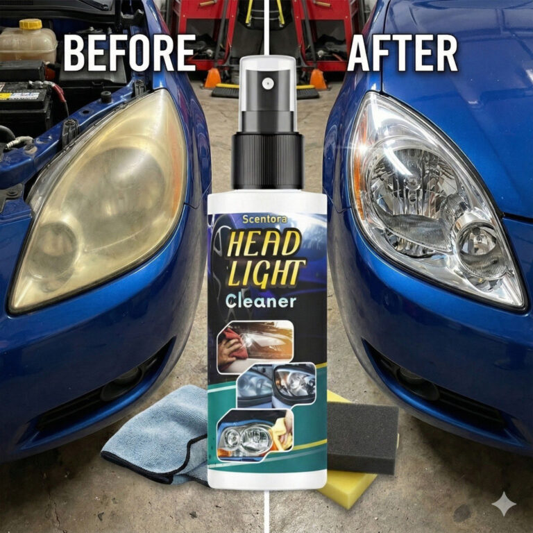 Scentora Headlight Restoration Liquid For Car &Amp; Bike – Clean, Polish &Amp; Protect Headlight Cleaning Kit 5