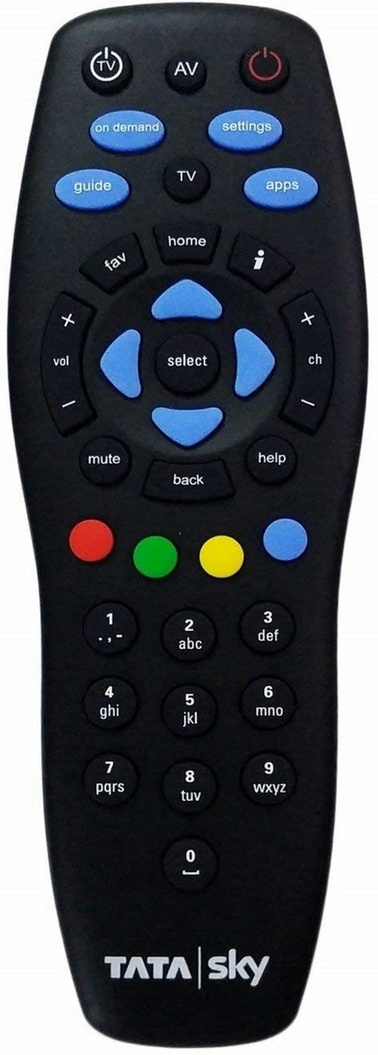 Tata Sky Universal 100% Original [Check Images Before Purchase] Tata Sky Setop Box, Tata Sky Box, Tata Sky Hd Remote Controller 1